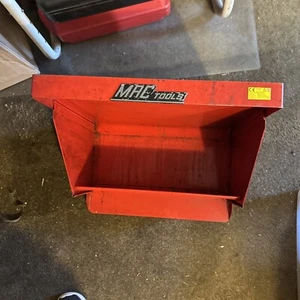 Vintage Mac Tools MB300S M2 Red Hanging Collapsible Folding Side Shelf USA - Foto 1 di 6