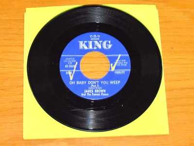 SOUL / GROUP 45 RPM - JAMES BROWN - KING 5842 - "OH BABY DON'T YOU WEEP" Pts 1/2 Foto 1 de 2