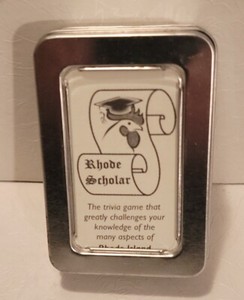 rhode scholar rhode island trivia card game rare USED