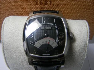 Jean Richard TV SCREEN SECONDE RETROGRADE Watch 45016-11-11A-61A - Picture 1 of 12