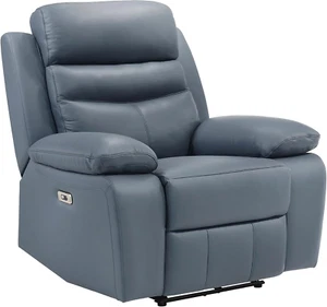 Recliner Chair Living Room Leather Reclining Sofa Chair, Home Theater Seating, W - Picture 1 of 8