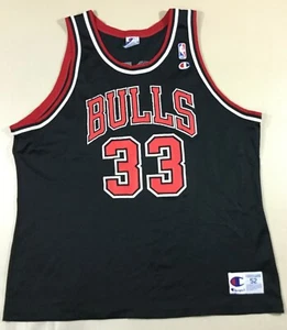Vintage Chicago Bulls Scottie Pippen #33 Basketball NBA Champion Jersey Size52 - Picture 1 of 11