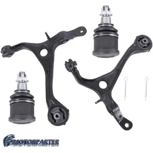 Set 4 Front Lower Control Arms Ball Joint Bushing For 2003-07 Honda Accord LX EX - Picture 1 of 9