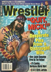 EB2476 DUDE LOVE signed Vintage Wrestling Magazine w/COA - Picture 1 of 4