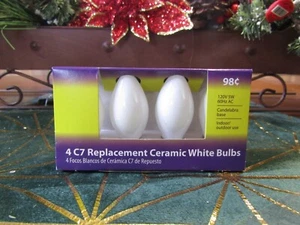 Light Keeper Pro Transparent White C7 Replacement Bulbs 120V 5W 60Hz AC  4-Count - Picture 1 of 4