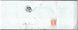 France 1868 ☀ Old Cover to Rothschild family / Bank in Paris - Picture 1 of 3