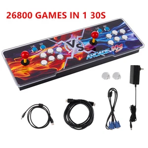 Pandora Box 30s 26800 in1 Retro Video Games 3D & 2D Double Sticks Arcade Console - Picture 1 of 12