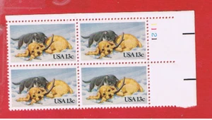 #2025 MNH OG plate block of 4 Kitten & Puppy Free S/H - Picture 1 of 1