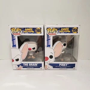 Pinky And The Brain #159 & #160 Funko Pop Animation Vinyl Figure Vaulted - Picture 1 of 9