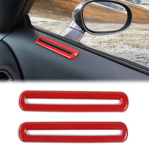 Door Outlet Vent Air Condition Decoration Cover Trim for Dodge Challenger 2015+ - Imagen 1 de 8