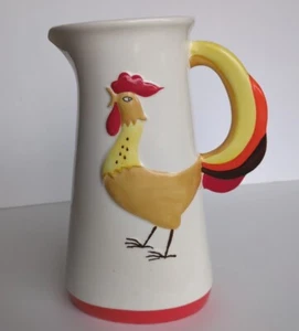 Vintage 1964 Holt Howard Hahn roter Hahn Krug Set 8,25" MCM Retro - Bild 1 von 8