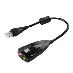 Enhance Your Laptop Computer or PC Audio with the 5HV2 External USB Sound Card - Picture 1 of 6