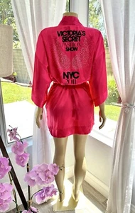 RARE Victorias Secret FASHION SHOW 2011 Wrap Robe Kimono BLING HARD TO FIND OS - Picture 1 of 11