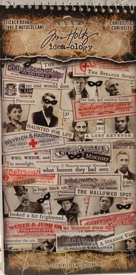 Libro de pegatinas Tim Holtz Idea-ology 2021 Halloween TH94148 Foto 1 de 3