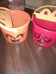 mcdonalds happy meal boo secchiello 2025 arancione secchiello rosso - Foto 1 di 1