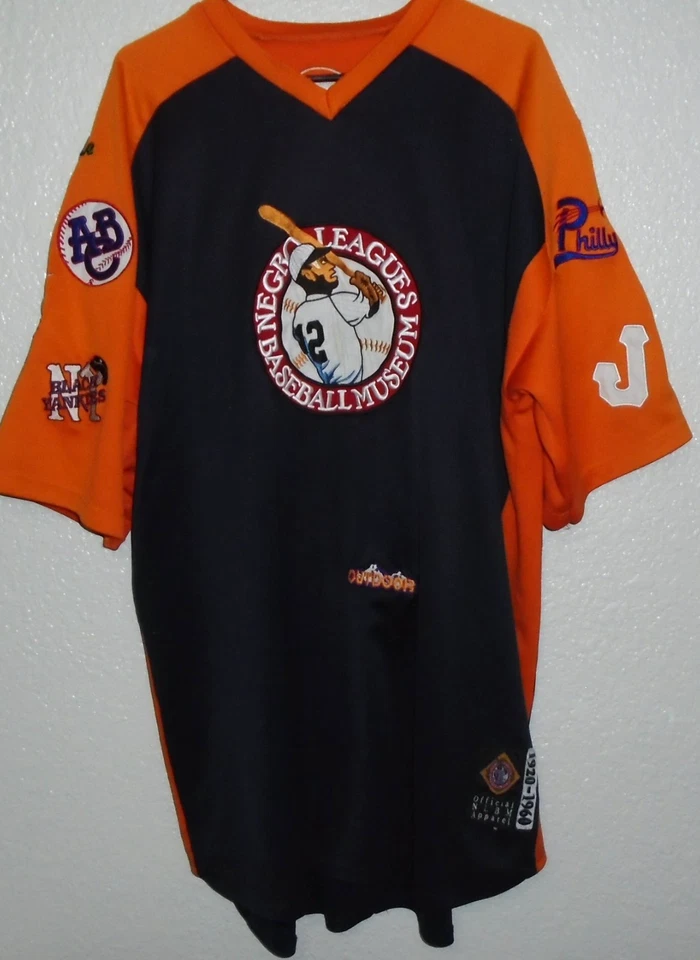 Camiseta de colección del museo de béisbol de las ligas negras para hombre 2XL logotipos cosidos Foto 1 de 4