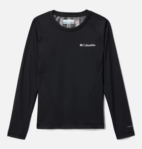 Columbia Youth Unisex Midweight Crew Black Small 8 Boys Girls Omni Heat - Picture 1 of 2