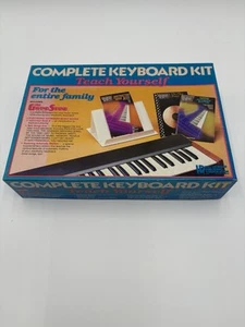 Kit Tastiera Completo Insegnati Vintage Manca Supporto Bianco - Foto 1 di 6