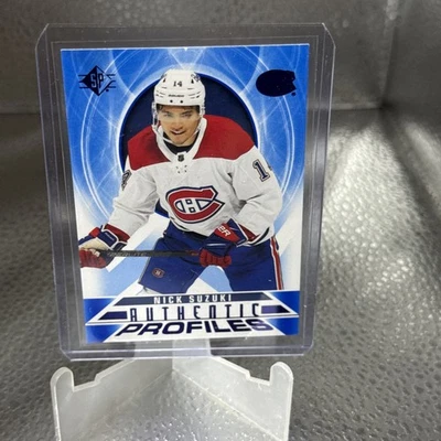 2020-21 SP Retail - Authentic Profiles Nick Suzuki #AP-10 Blue - Image 1 of 2