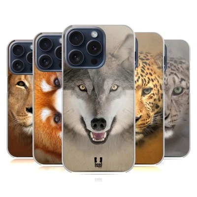HEAD CASE DESIGNS ANIMAL FACES 2 HARD BACK CASE FOR APPLE iPHONE PHONES - Image 1 of 4