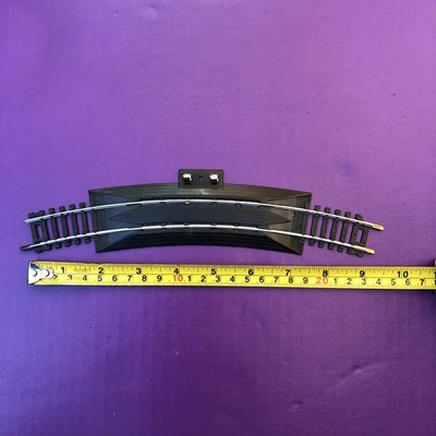 TYCO HO Scale 18”R Rerailer Terminal Silver Track #15957~Made In Hong Kong - Image 1 of 3