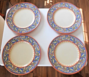 4er Set Pfaltzgraff 2004 Villa Dela Luna 11" Steinzeug Essteller EUC - Bild 1 von 4