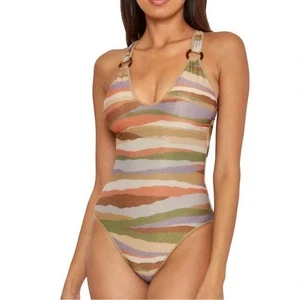 Traje de baño de una pieza BECCA Canyon View Londyn talla mediana nuevo con etiquetas - Imagen 1 de 8