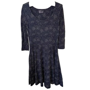 Vestido Pact Corazones Algodón Orgánico Ajuste y Acampanado Manga 3/4 Mujer S Pequeño Elástico - Imagen 1 de 8