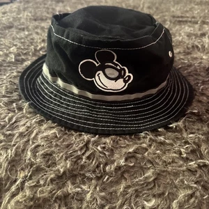 Cappello vintage Disney Topolino, Inc. Bucket 1990 cappello nero - Foto 1 di 8