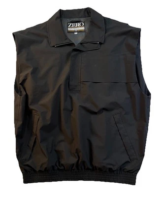 Chaleco Zero Restriction Para Hombres XL Negro Gore Tex Golf Prendas exteriores Rompevientos Forrado Foto 1 de 4