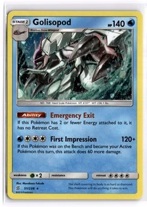 Pokemon Juego de Cartas Coleccionables Golisopod (Cosmos Holo) 051/236 Sol y Luna Blister Exclusivo - Imagen 1 de 1