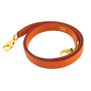 HERMES Shoulder Strap Taurillon clemence Leather Orange 90263346 - Picture 1 of 5