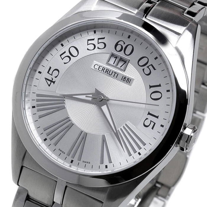 CERRUTI 1881 MEN'S TRADIZIONE SWISS STAINLESS QUARTZ WATCH NEW CT67081X403021 - Image 1 of 1
