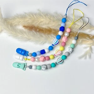 Schnullerkette mit Name Schnullerkette Schmetterling - Bild 1 von 1
