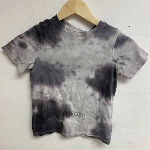 DSG Boy's SS Tee Blotchy Tie Dye Dark Gray / Mid Gray BTD Short Sleeve DAB13105 - Picture 1 of 10