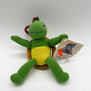 Franklin The Turtle Keychain Clip Toy Plush Zip Up Vintage Rare Hard To Find New - Picture 1 of 4