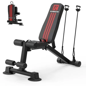 Kingkang Adjustable Weight Bench – Foldable, 660LB, Incline/Decline, Home Gym - Picture 1 of 9