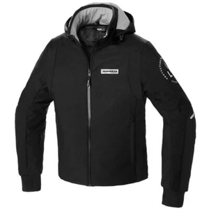 SPIDI GIACCA UOMO HOODIE ARMOR H2OUT NERO BIANCO SPIDI - Imagen 1 de 1