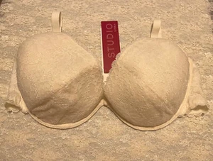 La Perla Studio Rosa 32D Push Up Bra Ivory Lace Removable Padding - Picture 1 of 1