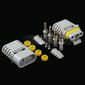 Wasserdichter Batterie Stecker Satz 50A für Anderson Stromanschluss Stecker Neu - Picture 1 of 8