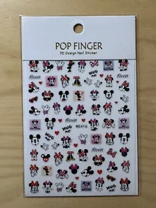 Adesivi Nail Art Topolino Minnie Disney Decalcomania Nuovi - Foto 1 di 1