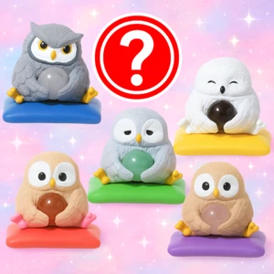 Cute Natural Stone Owl Mini Figure Random Japan Blind Box Gashapon Capsule Toy - Picture 1 of 8