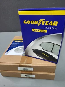 Goodyear Anti Ox Polished Front Brake Kits Rotors & Ceramic Pads For Pontiac - Bild 1 von 6
