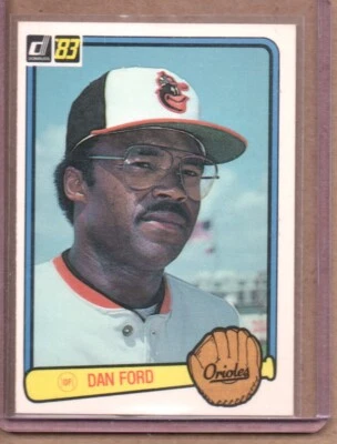 1983 DONRUSS DAN FORD  # 509 (NM/MT OR BETTER) CREASE FREE - Image 1 of 2