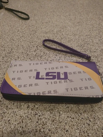 LSU Tigers Little Earth Ladies Curve Organizer Wallet Cover