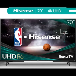 Hisense TV 70-Inch Class 4K UHD LED LCD Roku HDR R6 Series Smart Television NEW - Picture 1 of 12