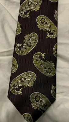  Галстук BRIONI сделано в Италии тканый шелковый галстук - Изображение 1 из 4