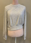 Gilly Hicks Hollister Grey Cropped Sweatshirt Size M