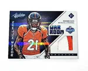 2012 Absolute Ronnie Hillman War Room Prime Materials Rookie /49 Denver #28 - Bild 1 von 2