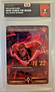 Alpha Clash Graded Stamped New Years Eve 2022 Promo - Here Comes The Boom! - Picture 1 of 2